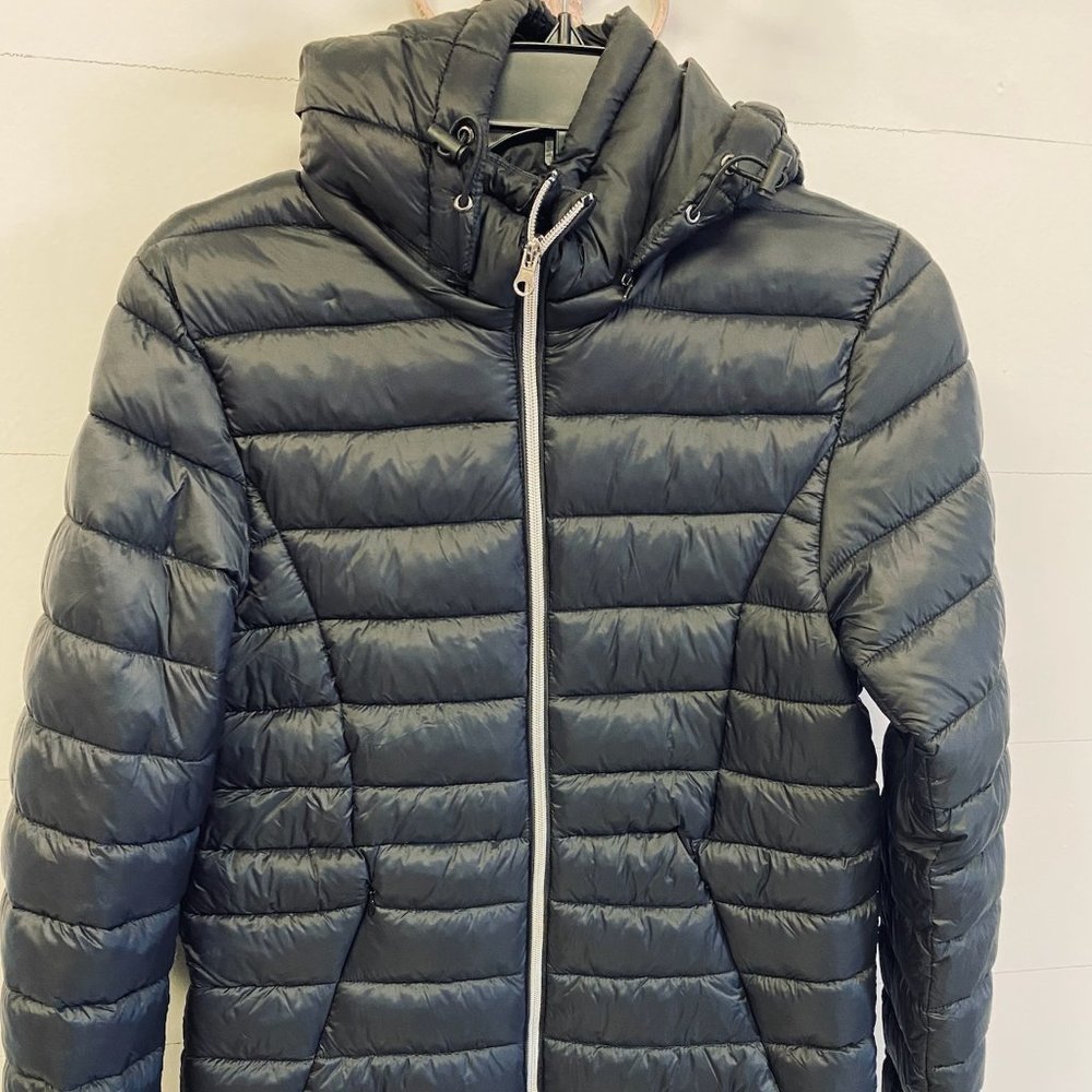 Zenana Black Puffer Coat Small NWT